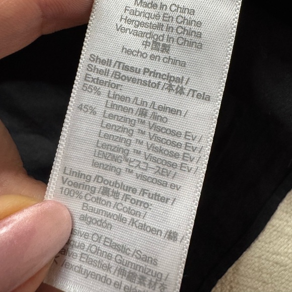 Madewell Lucie Black Linen Smocked Milkmaid Mini Dress S - Picture 8 of 8